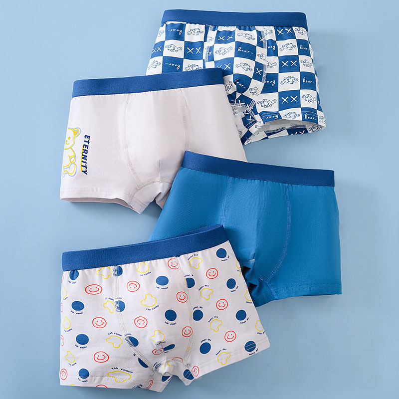 Boxer Brief Pack Cotton - 4-Pack Soft Boy Boxer Brief High
