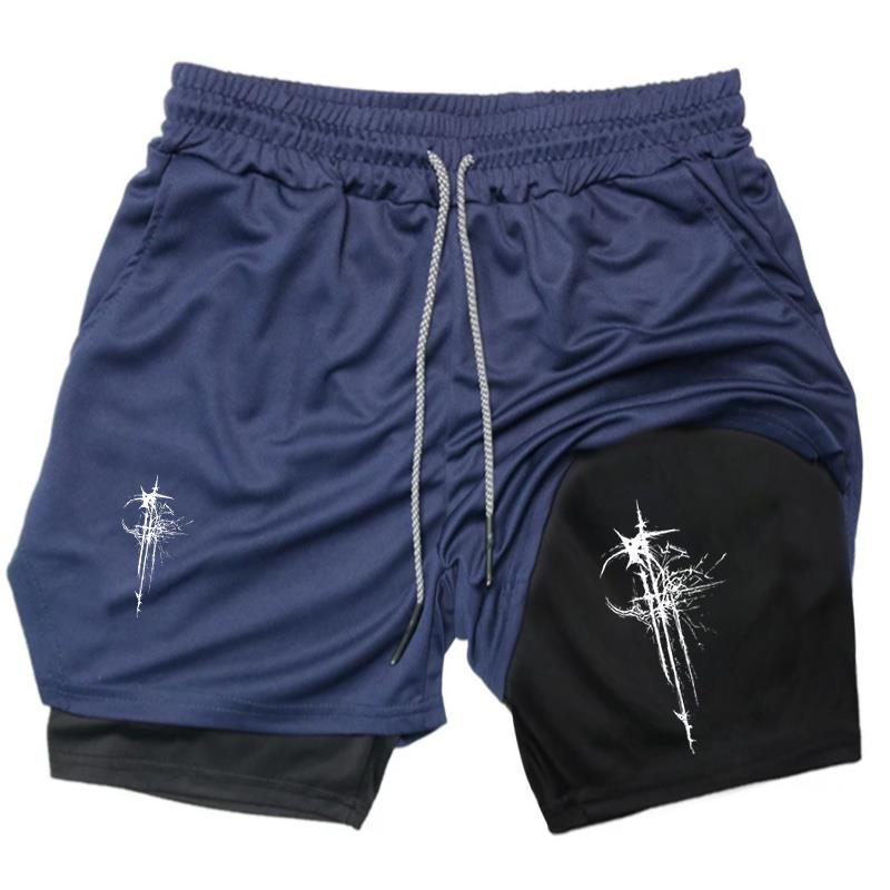 Compression Shorts Athletes - 2 in 1 Running Short for