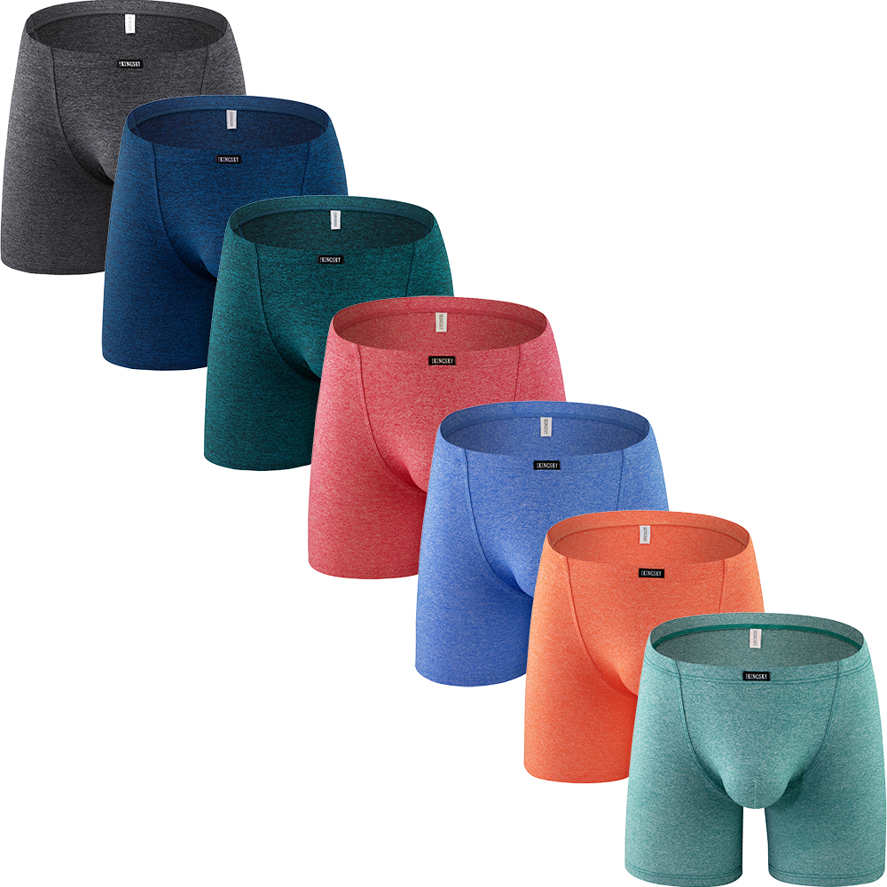 iKingsky Men's Long Leg Boxer  - Long Leg Trunk Men review and price