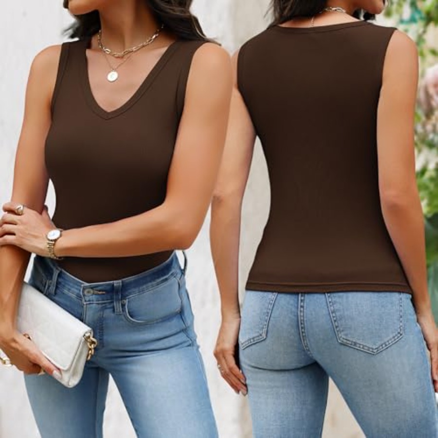 Chulianyouhuo Womens Sleeveles - Tank Top Ribbed review and price