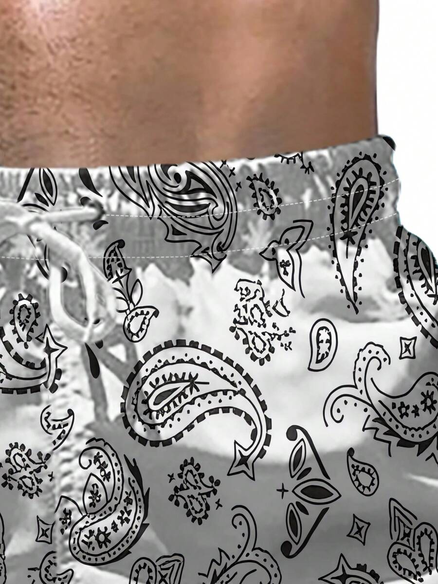 Mens Beach Shorts 3D Digital P - Trunk Breathable Men review and price