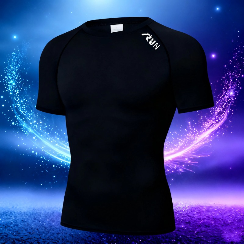 Men Quick Dry Compression Elas - T Shirt Tight Fit review and price