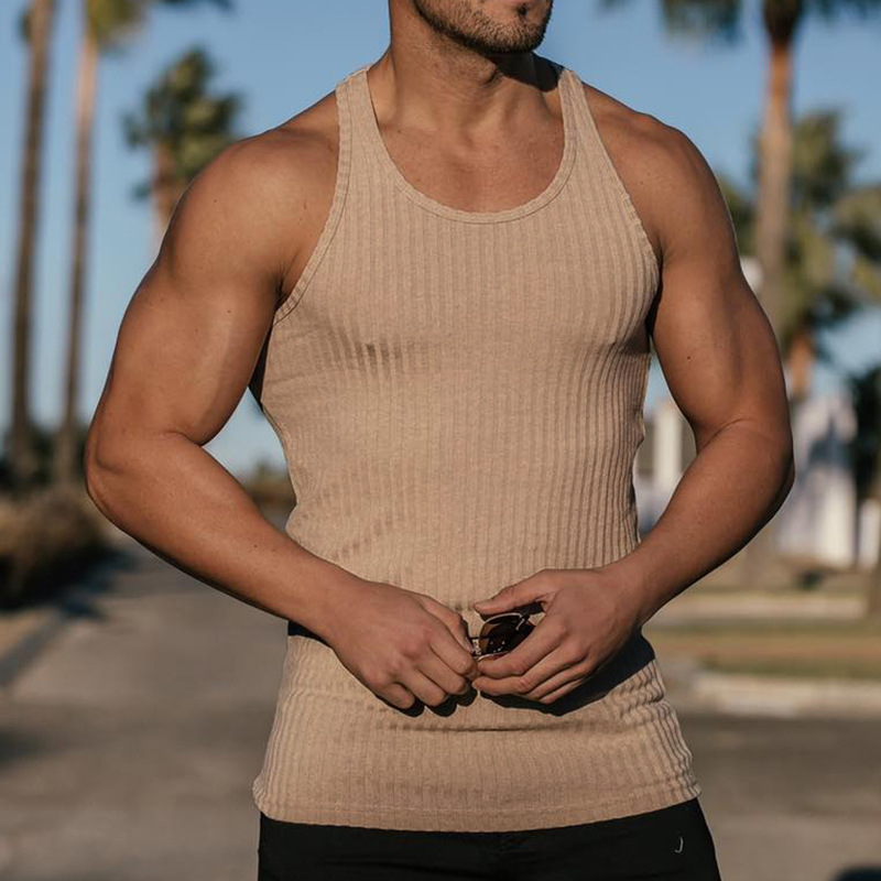 2024 Summer new men V-neck Ves - Undershirt Crew Neck review and price
