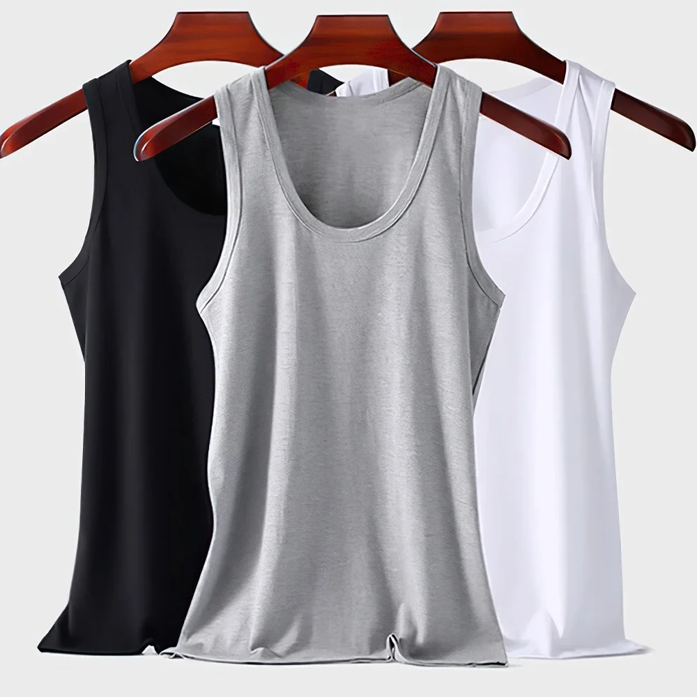 3pcs Men's Tank Top Cotton Tan - Sleeveless Undershirt review and price