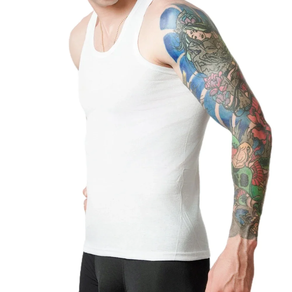 3pcs Men's Tank Top Cotton Tan - Sleeveless Undershirt review and price