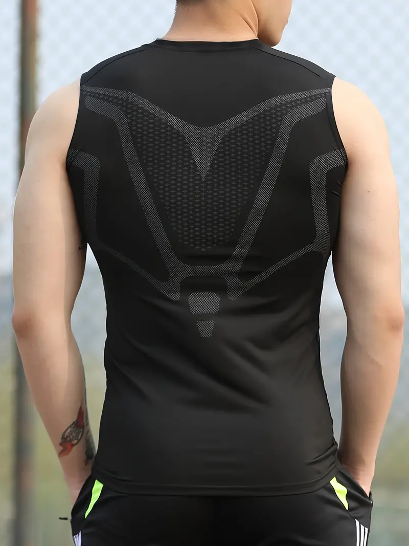 Men's Tight Vest Compression S - T Shirt Tight Fit review and price