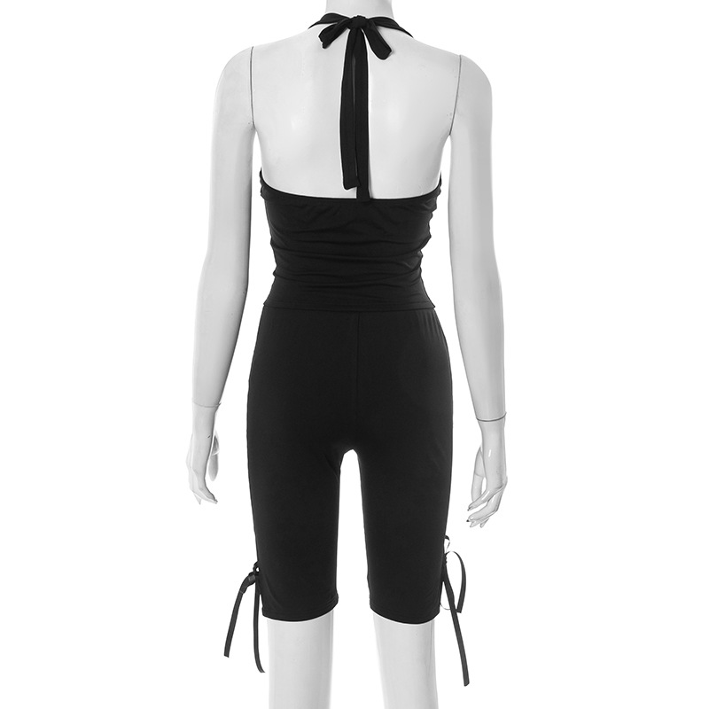 Women Solid 2 Piece Set Summer - Suspender Tank Top review and price