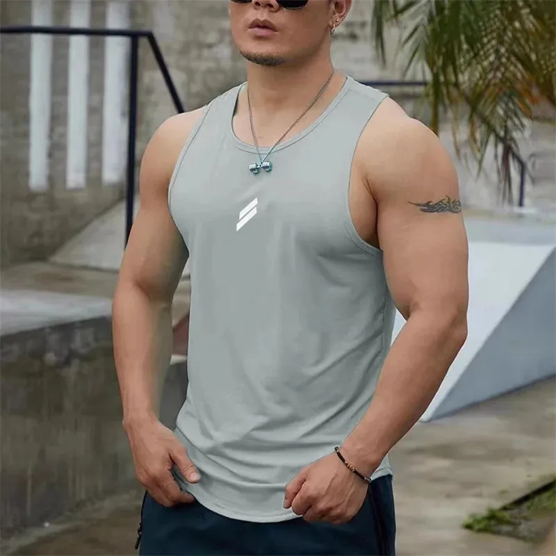 2026 Summer Men's tank top Cas - Undershirt Crew Neck review and price