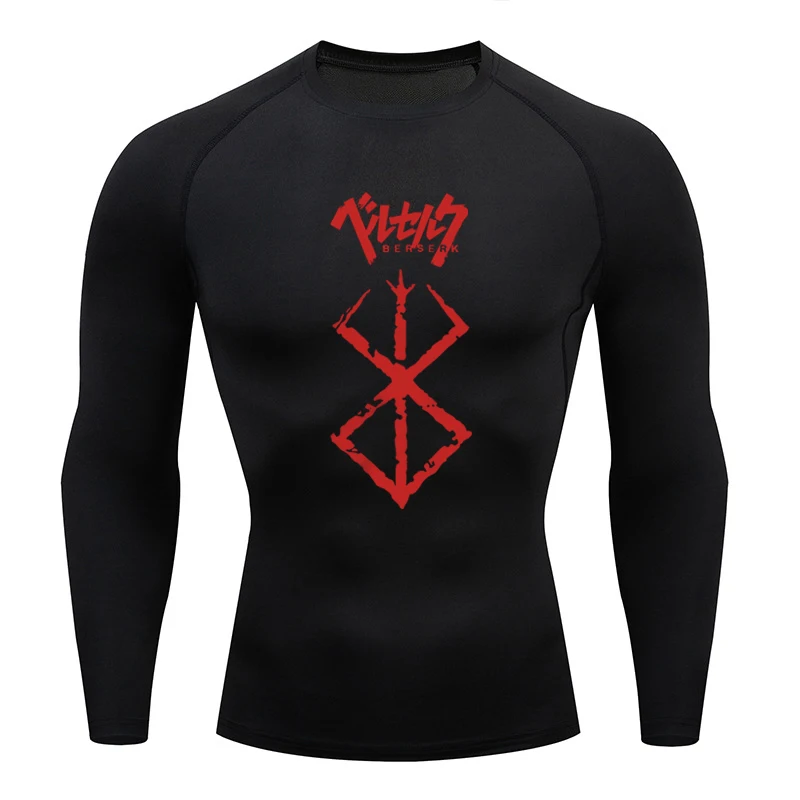 Sportswear for Men Gym Anime B - T Shirt Tight Fit review and price