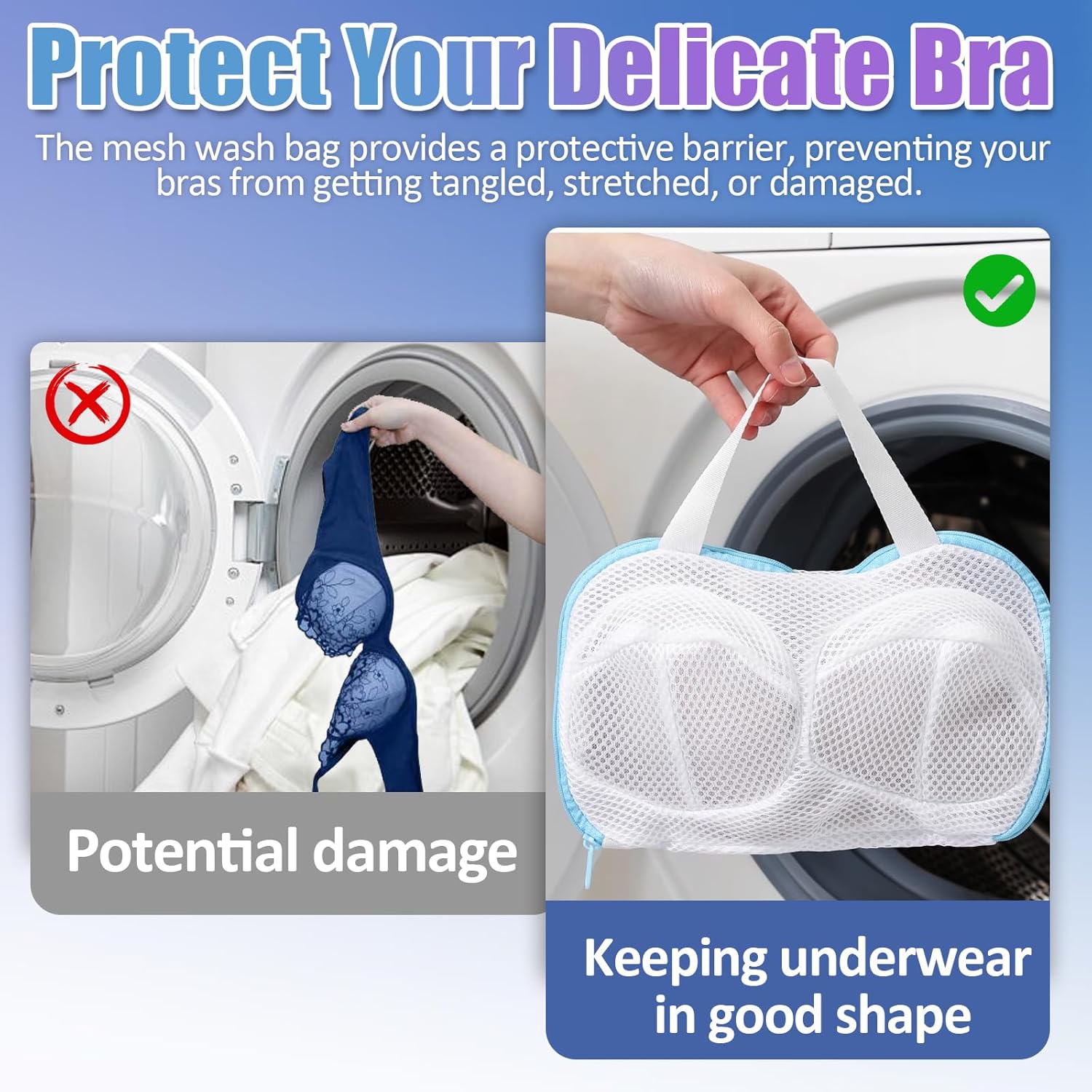 2-Pack Bra Wash Bags- Non-Defo - Multi Pack Underwear review and price