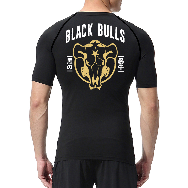 Black Bull Print Compression S - Undershirt Crew Neck review and price