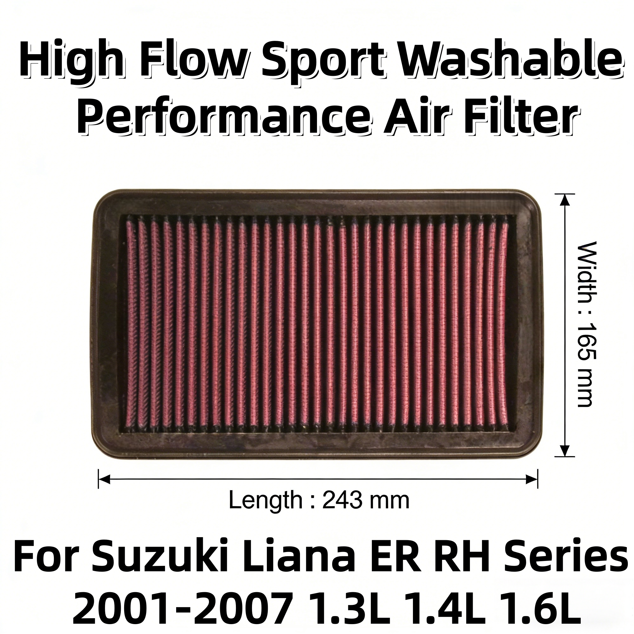 For Suzuki Liana ER RH Series  - Performance Boxer Sport review and price
