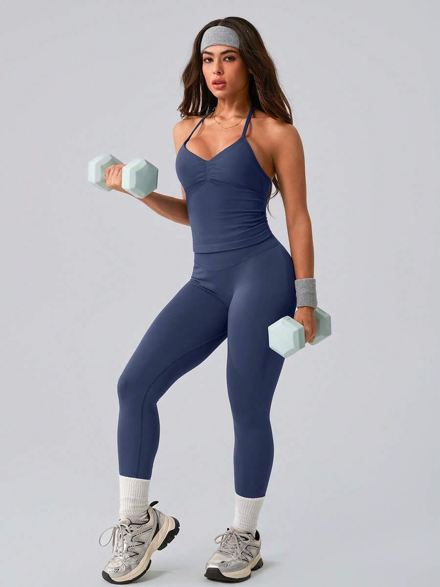 Womens Ribbed Elastic Halter N - Tank Top Ribbed review and price