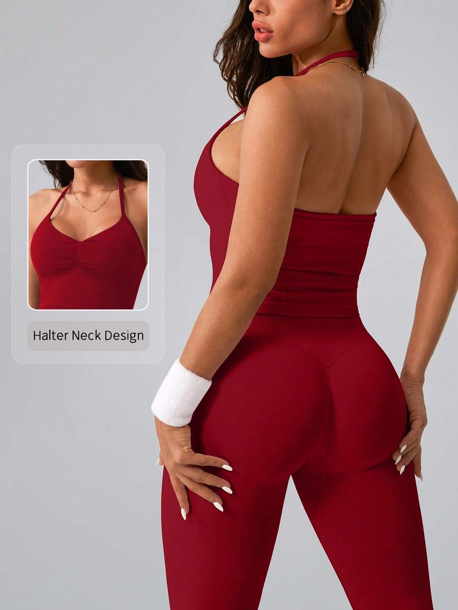 Womens Ribbed Elastic Halter N - Tank Top Ribbed review and price