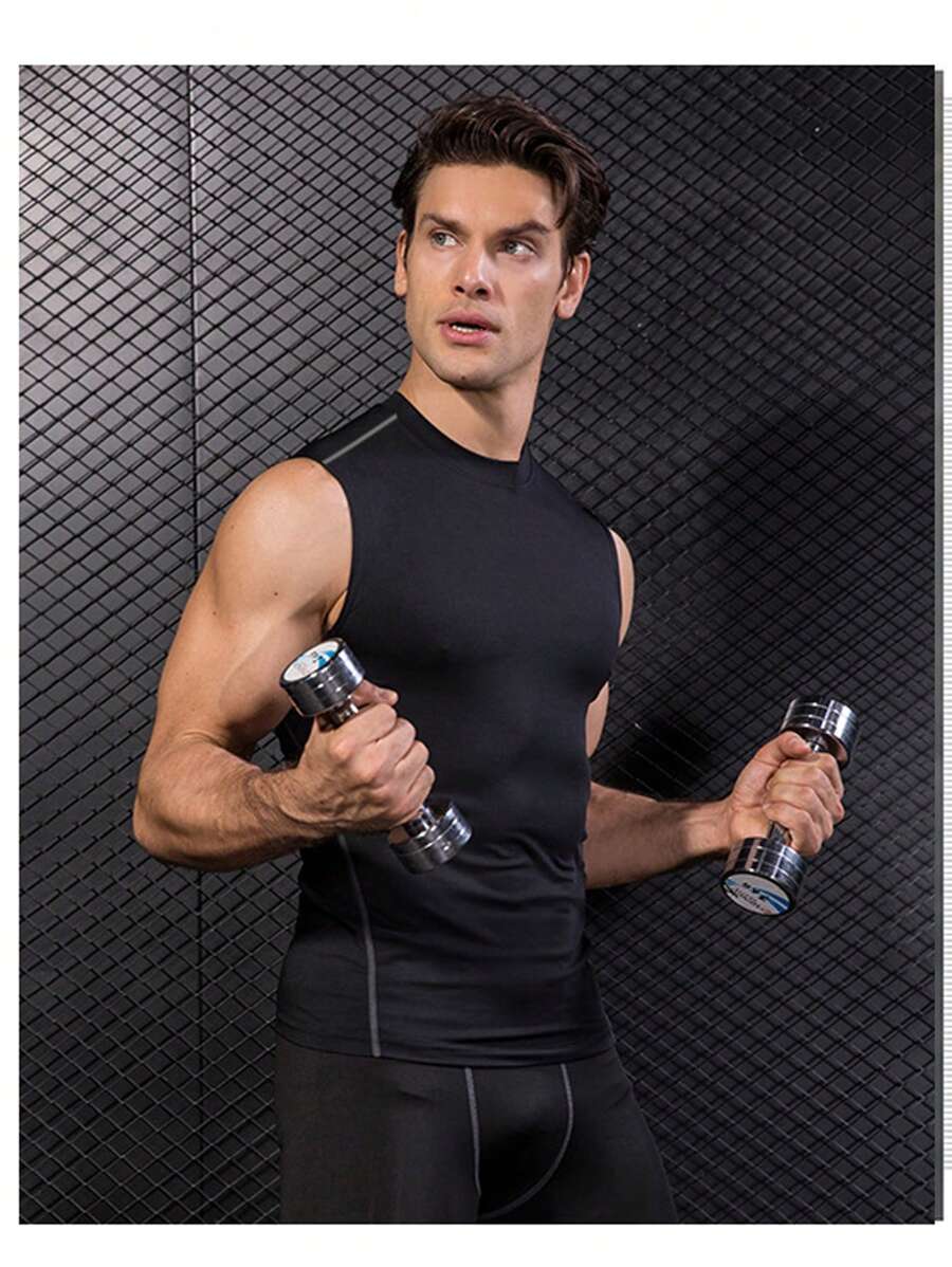 Mens 3-Pack Slim Fit Sleeveles - Base Layer Top review and price