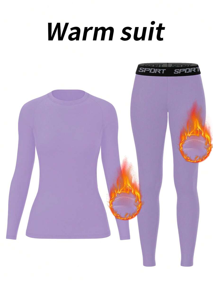 Women Fleece Thermal Underwear - Base Layer Top review and price