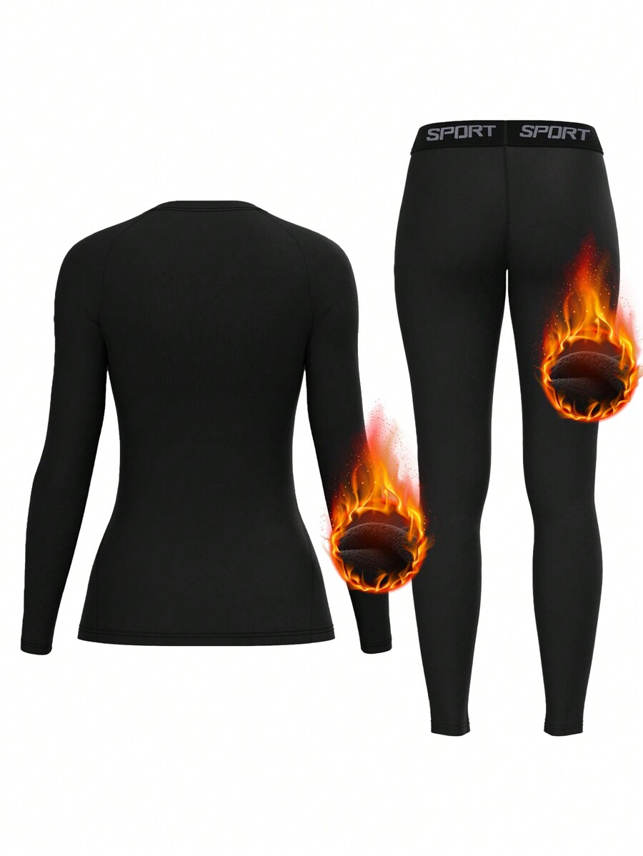 Women Fleece Thermal Underwear - Base Layer Top review and price