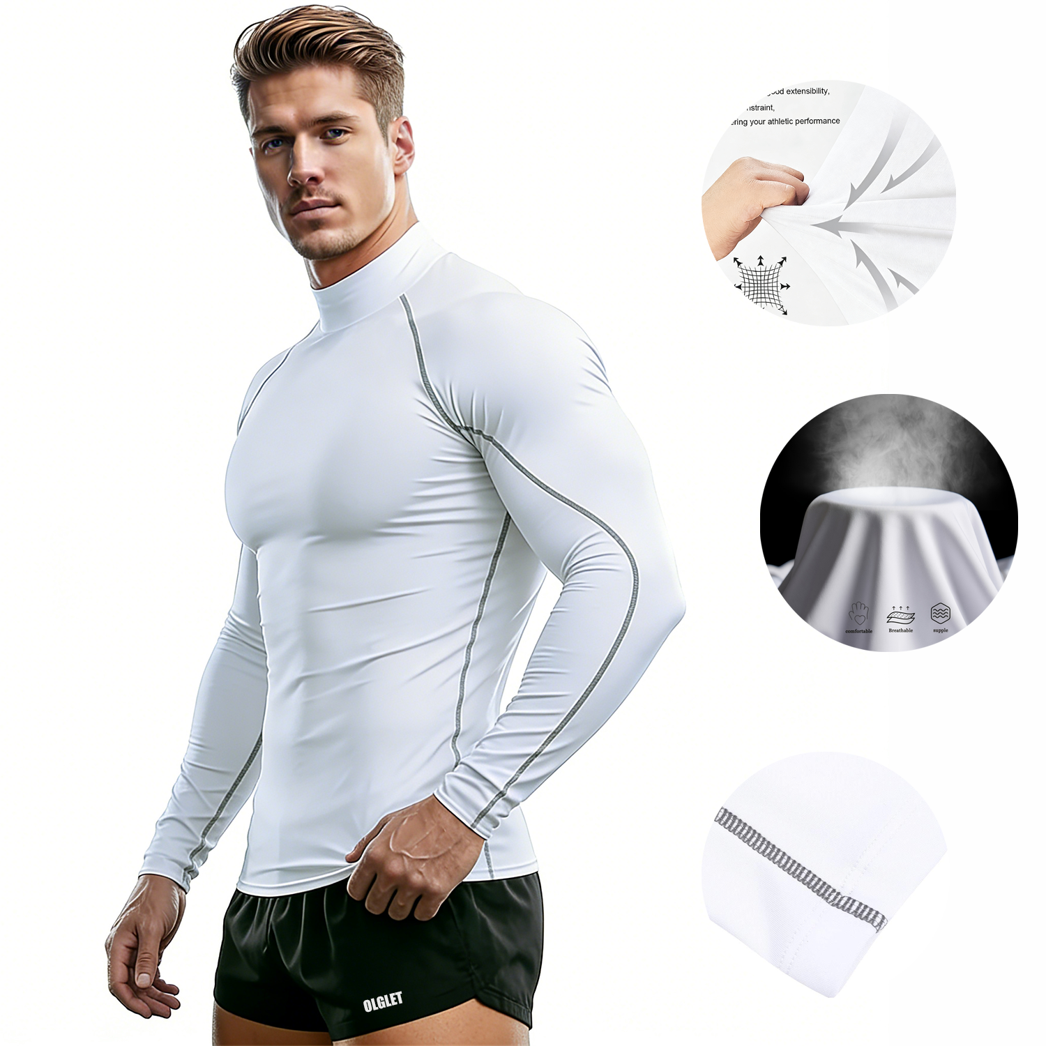 Sport T-shirt Men Compression  - T Shirt Tight Fit review and price