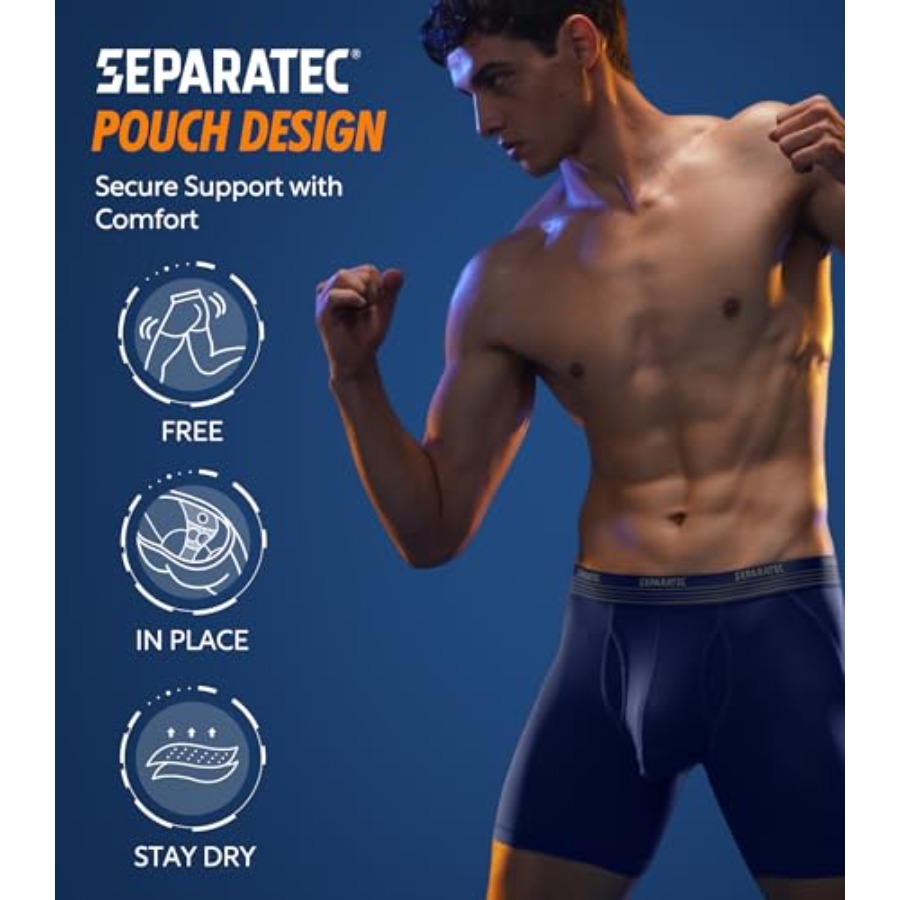 Separatec Mens Underwear with  - Performance Boxer Sport review and price