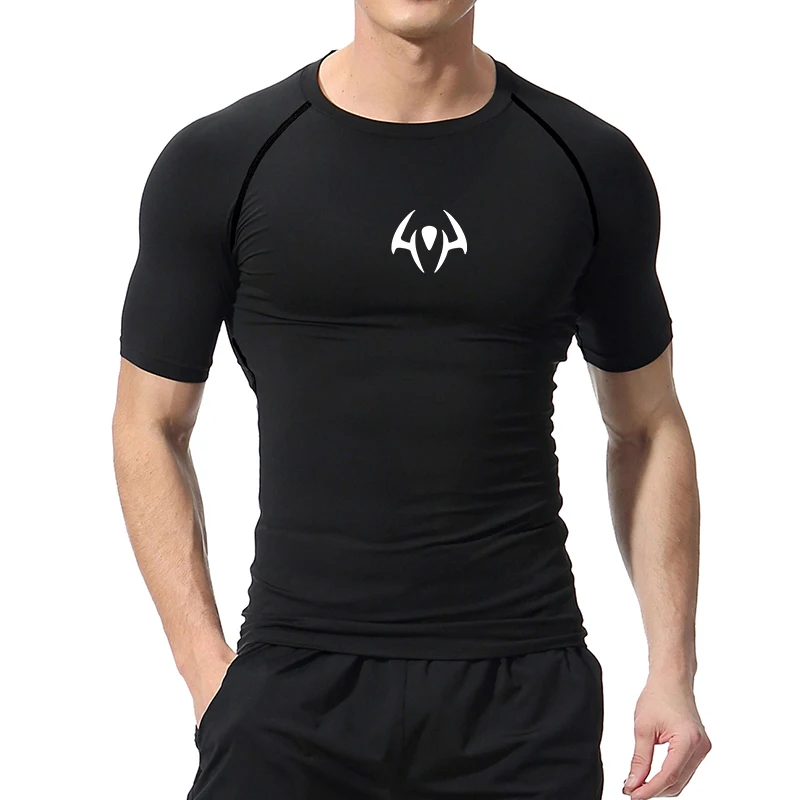 Graphic Short Sleeve Compressi - T Shirt Tight Fit review and price