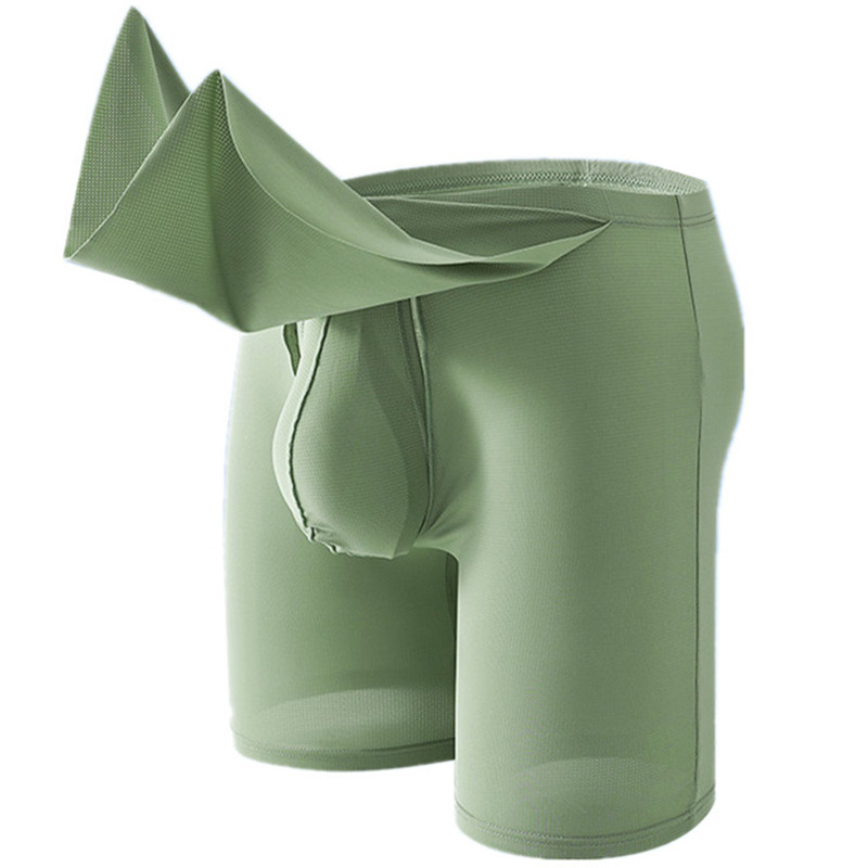 Men Underwear Cueca Solid Ice  - Long Leg Trunk Men review and price