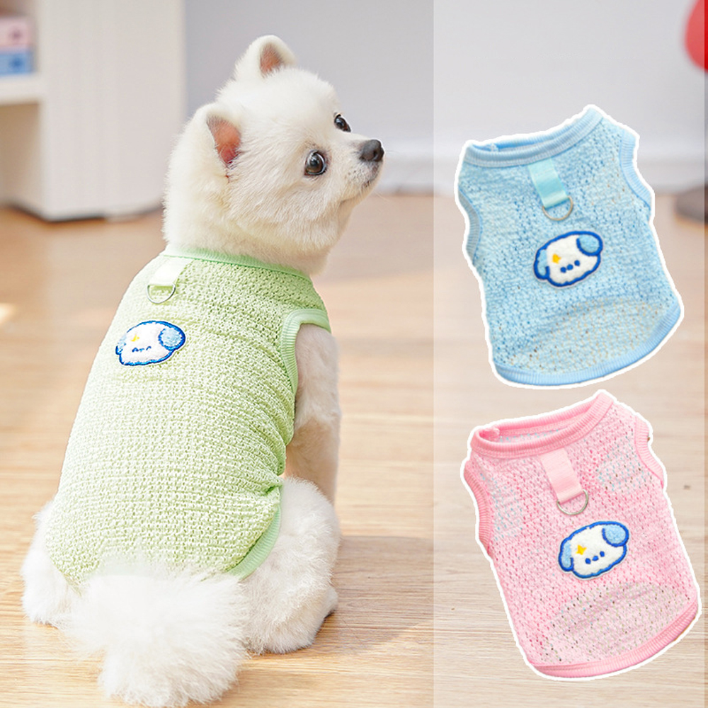 Cute Dog Cooling Vest Solid Br - Sleeveless Undershirt review and price