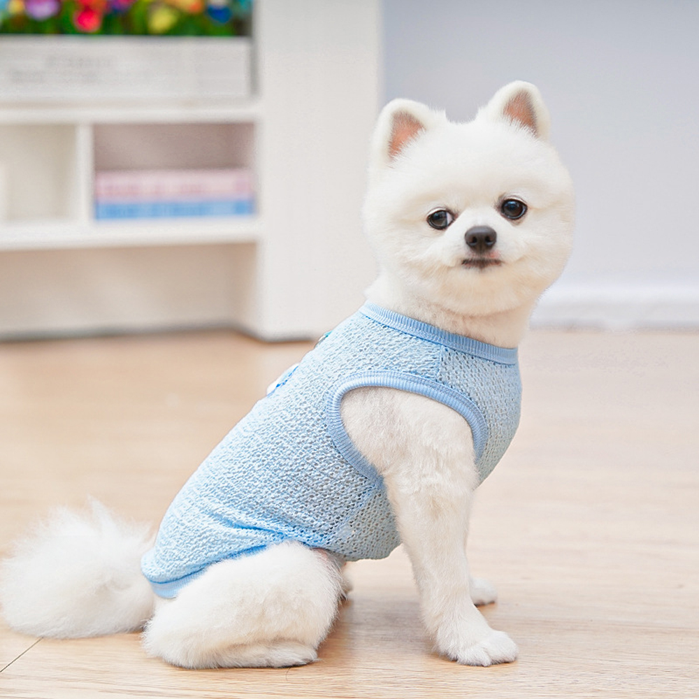 Cute Dog Cooling Vest Solid Br - Sleeveless Undershirt review and price