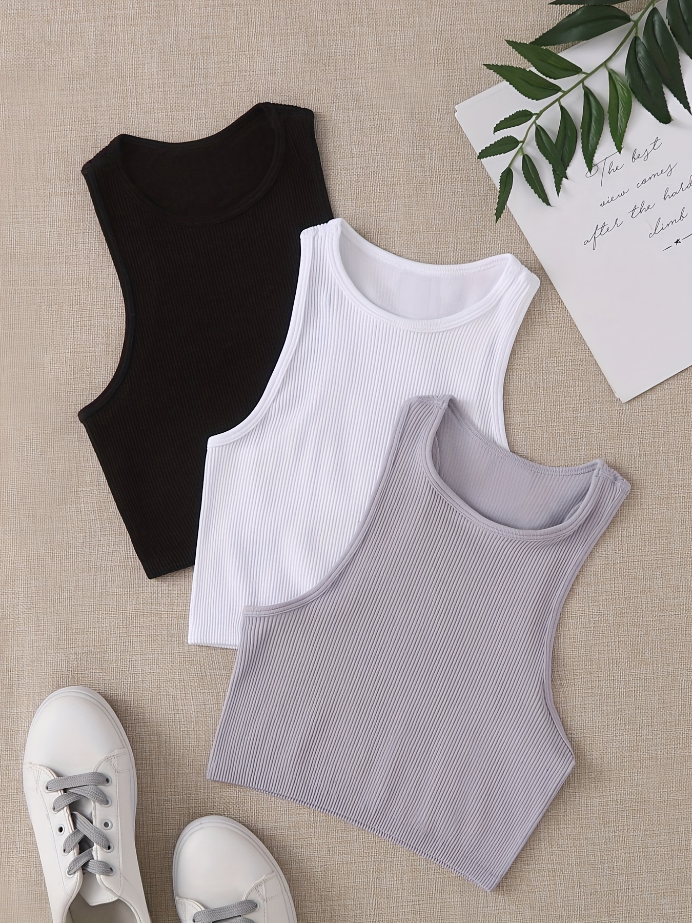 Ribbed Seamless Sports Bra Tan - Tank Top Ribbed review and price