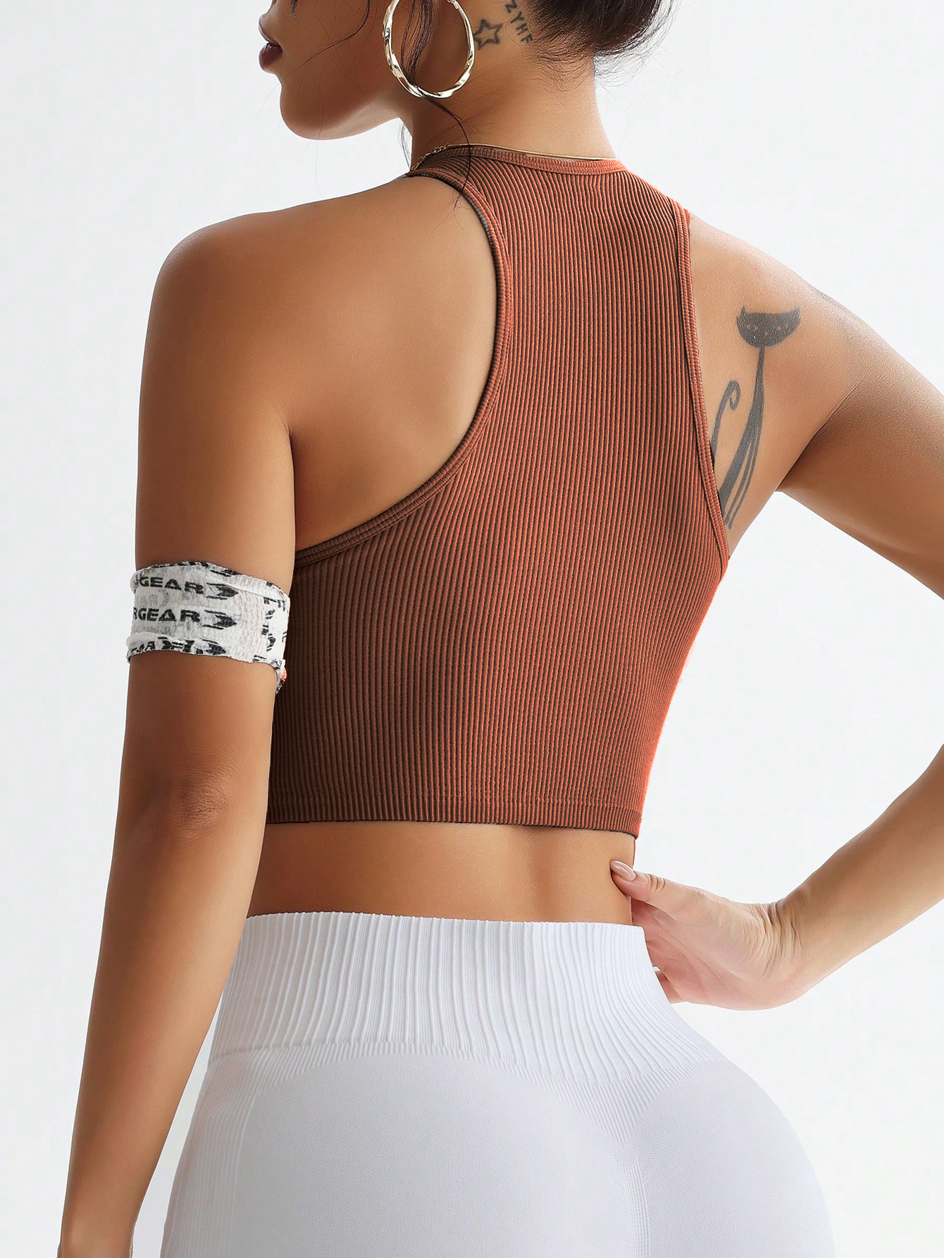 Ribbed Seamless Sports Bra Tan - Tank Top Ribbed review and price