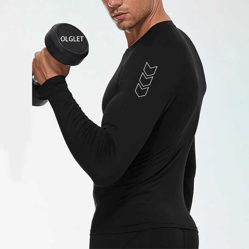 Men Quick-dry T-shirt Long Sle - Base Layer Top review and price