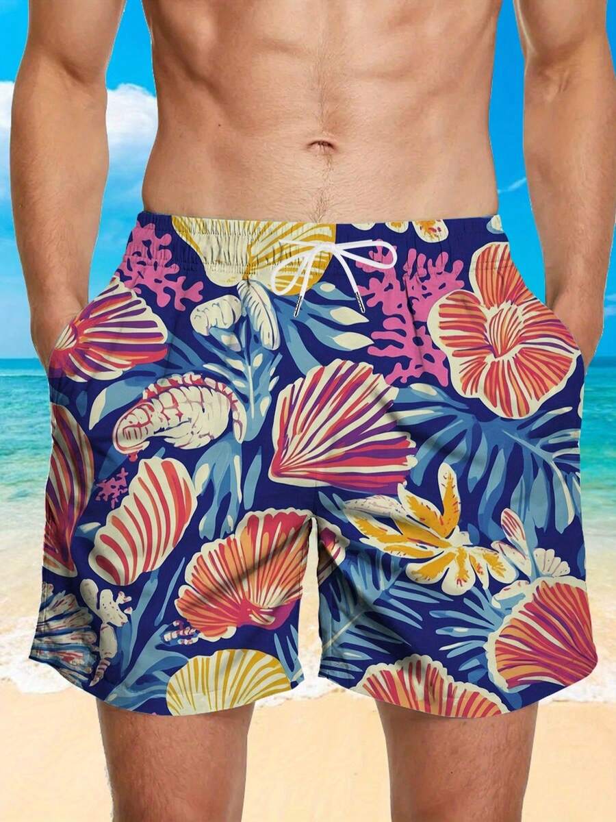 Mens Blue Tropical Ocean Flowe - Trunk Breathable Men review and price