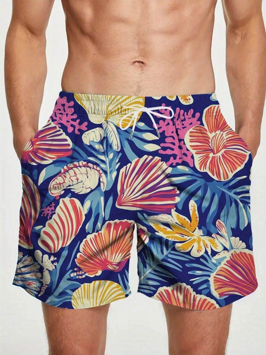Mens Blue Tropical Ocean Flowe - Trunk Breathable Men review and price
